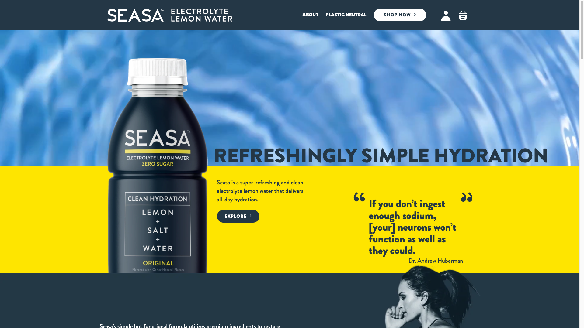 SEASA desktop storefront capture