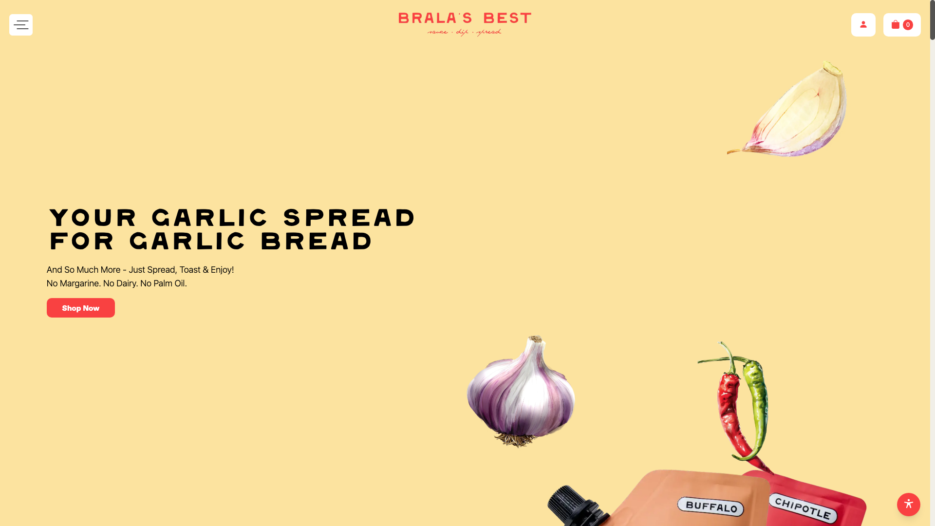 Brala’s Best desktop storefront capture