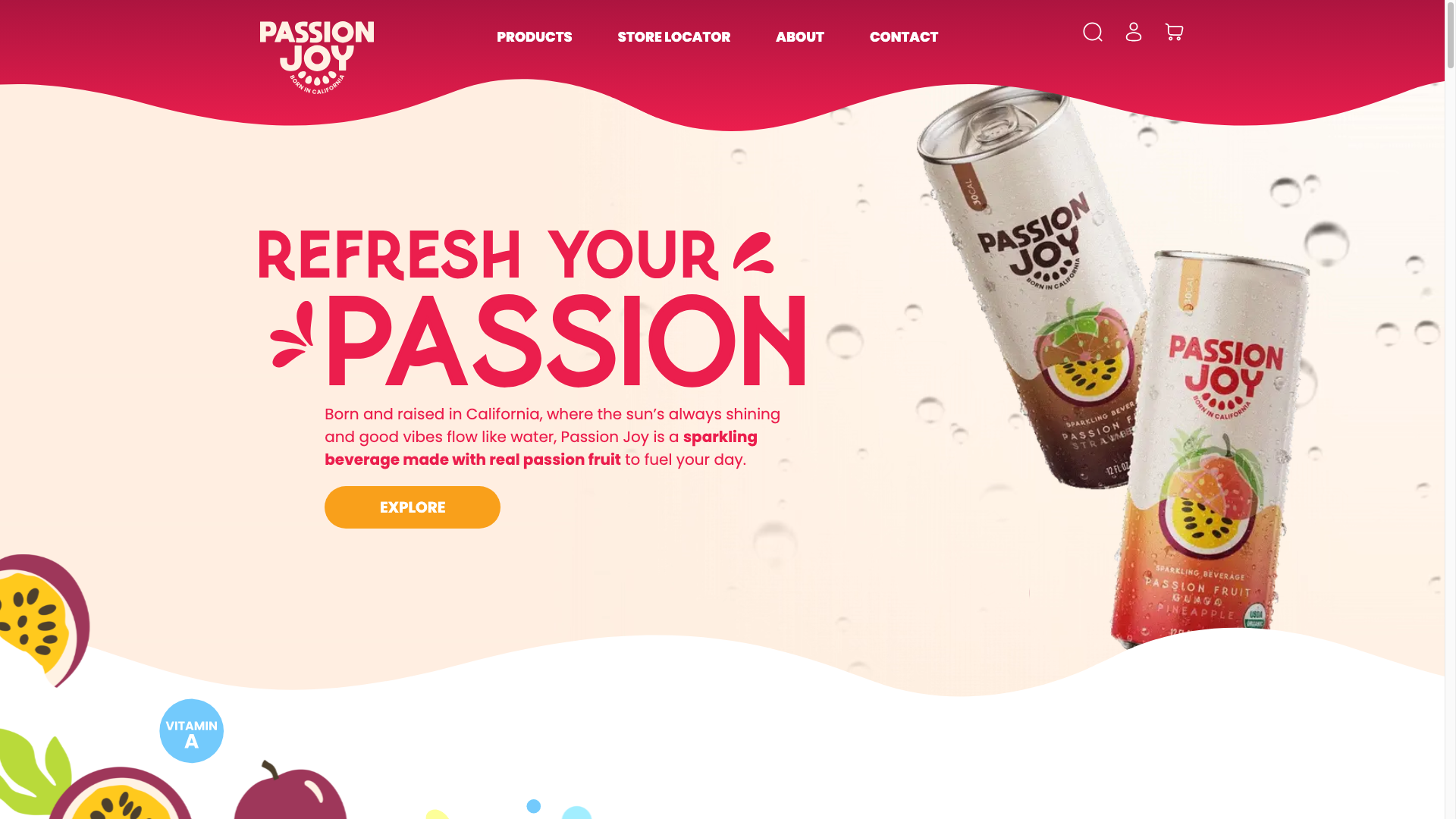 PassionJoy desktop storefront capture