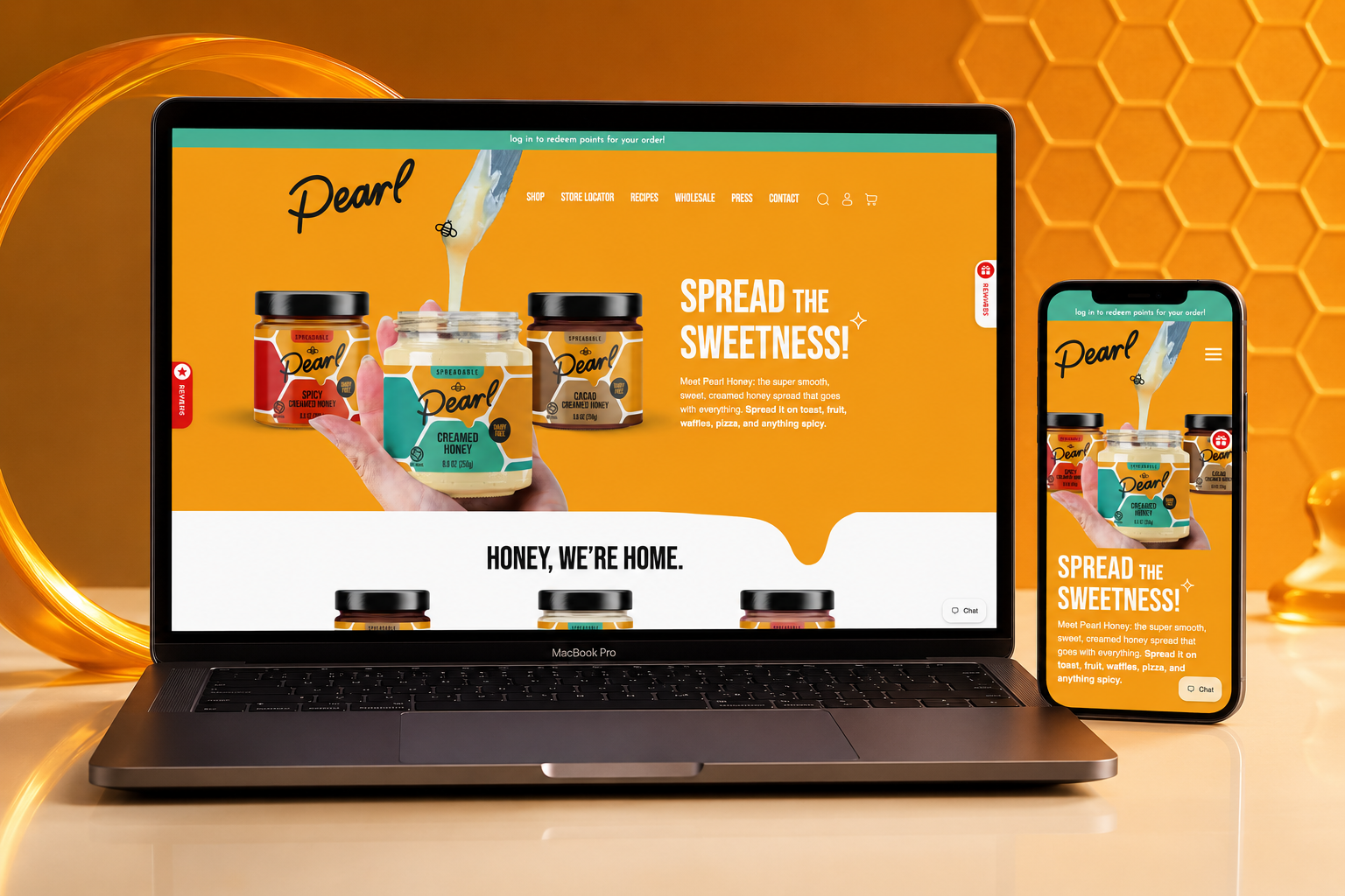 Pearl Honey Spreads project cover